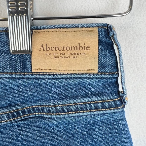 Abercrombie Kids High Rise Straight Leg Denim Jeans Girls Size 15/16 - Picture 4 of 10